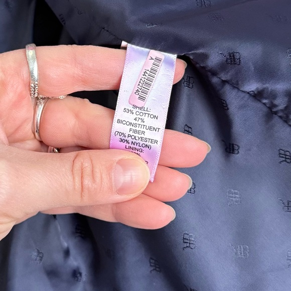 Banana Republic Fuchsia Double-Breasted Short Trench Coat Size S Spring Style - Picture 9 of 10